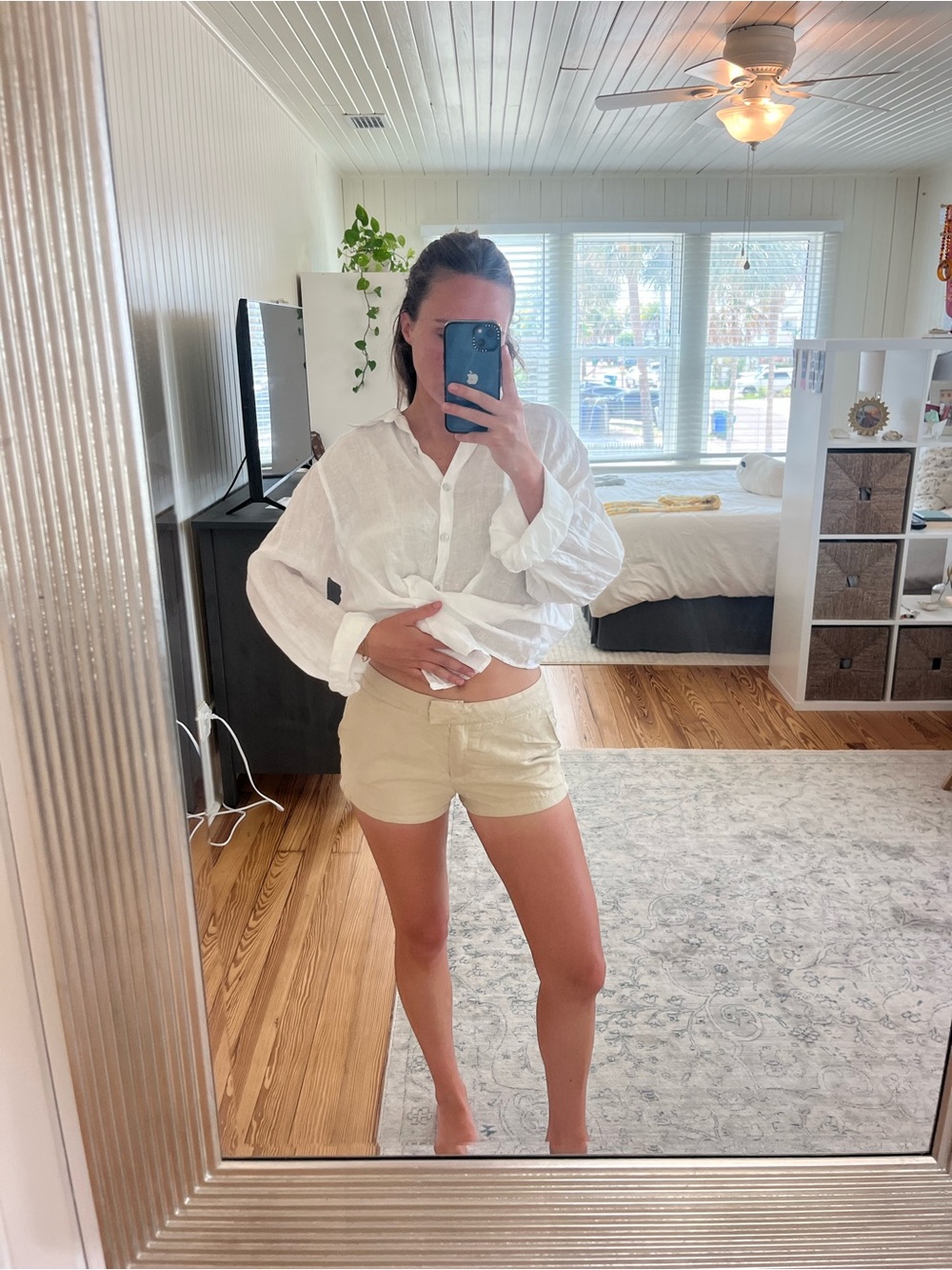 Tan mini short